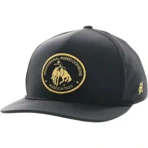Hooey Black/Gold PRCA Cap