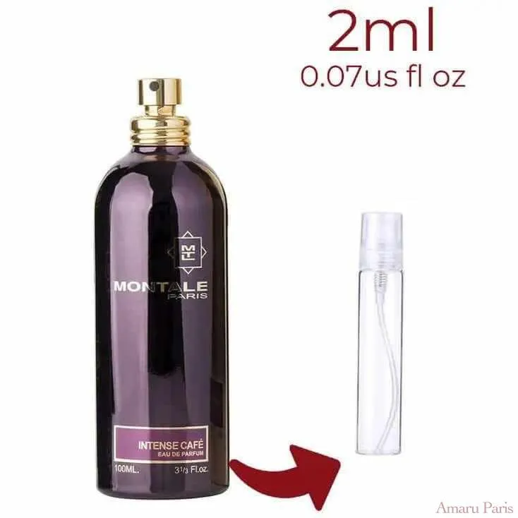 Intense Cafe Montale for women and men Decant Fragrance Samples