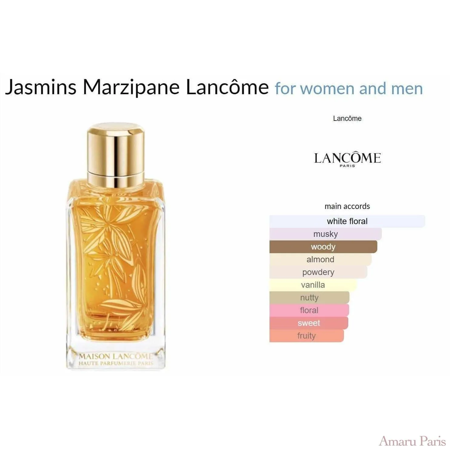 Jasmins Marzipane Lancôme for women and men Decant Samples