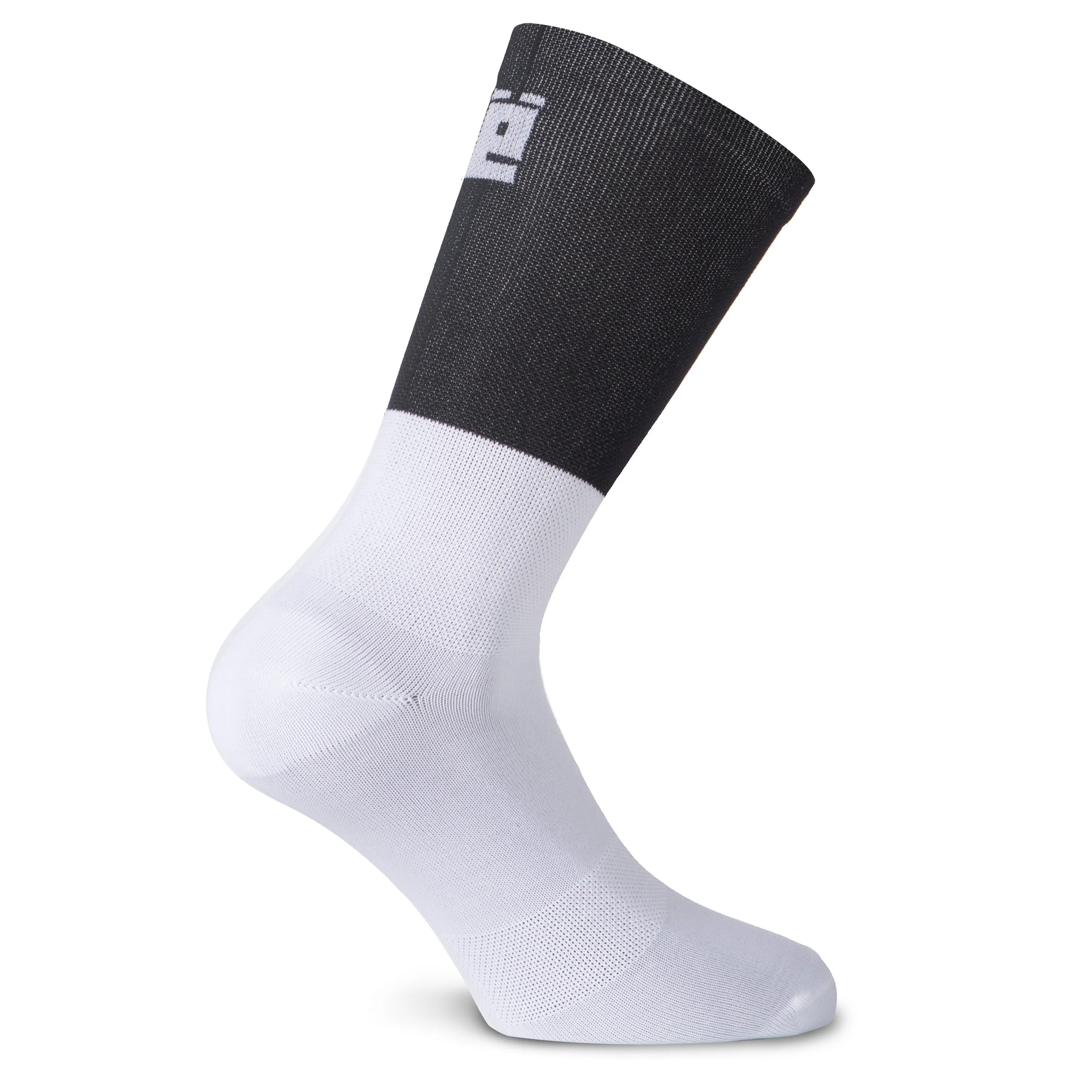 Jëuf Train Logo Socks - Black white 