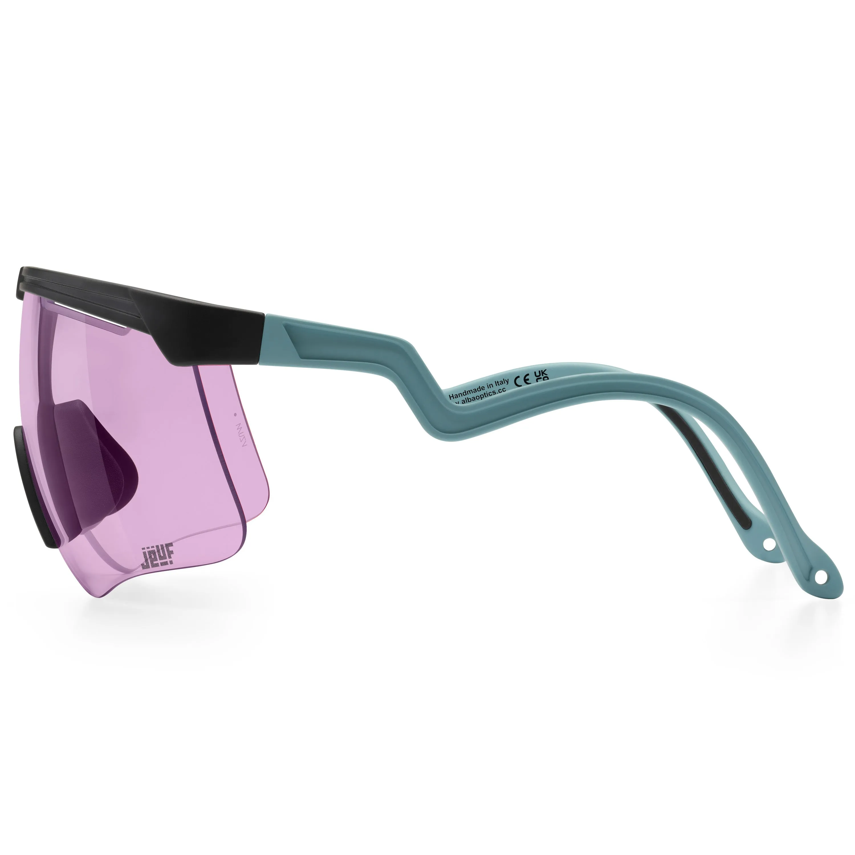 Jëuf x Alba Optics Delta Glasses - Vzum Pink