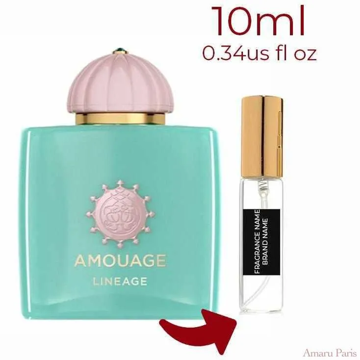 Lineage Amouage for women and men Decant Samples