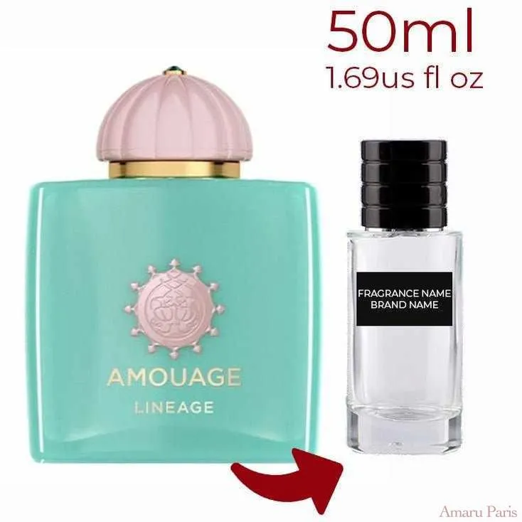 Lineage Amouage for women and men Decant Samples