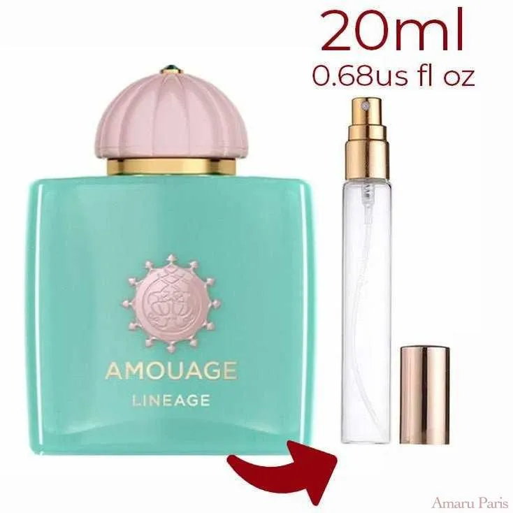 Lineage Amouage for women and men Decant Samples