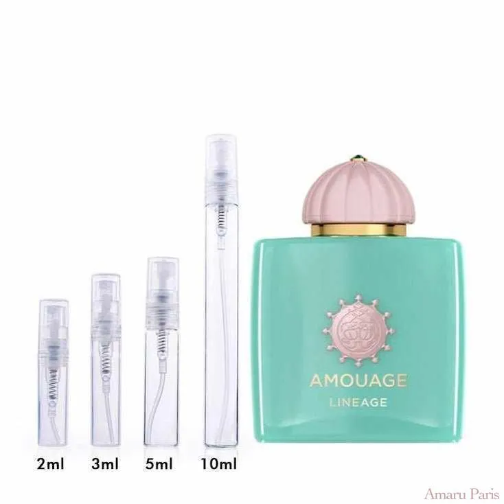 Lineage Amouage for women and men Decant Samples