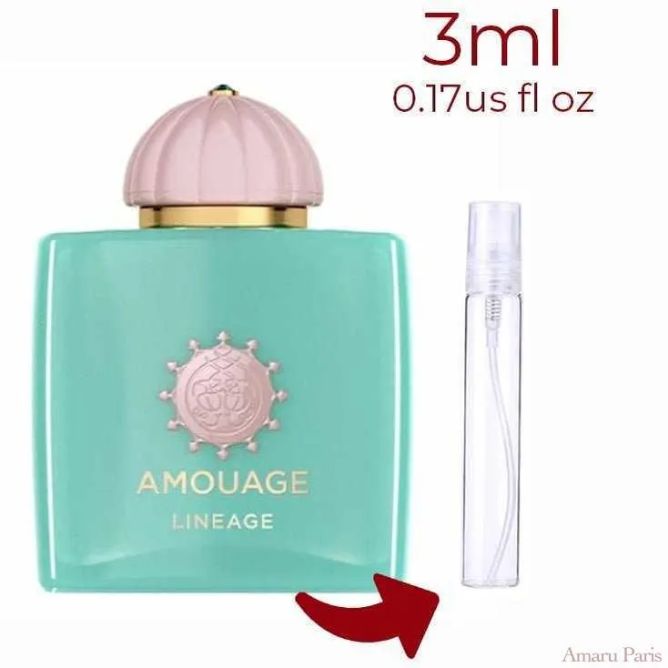 Lineage Amouage for women and men Decant Samples