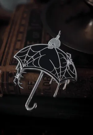 Lively Ghosts - Nevermore Umbrella Black - Pin