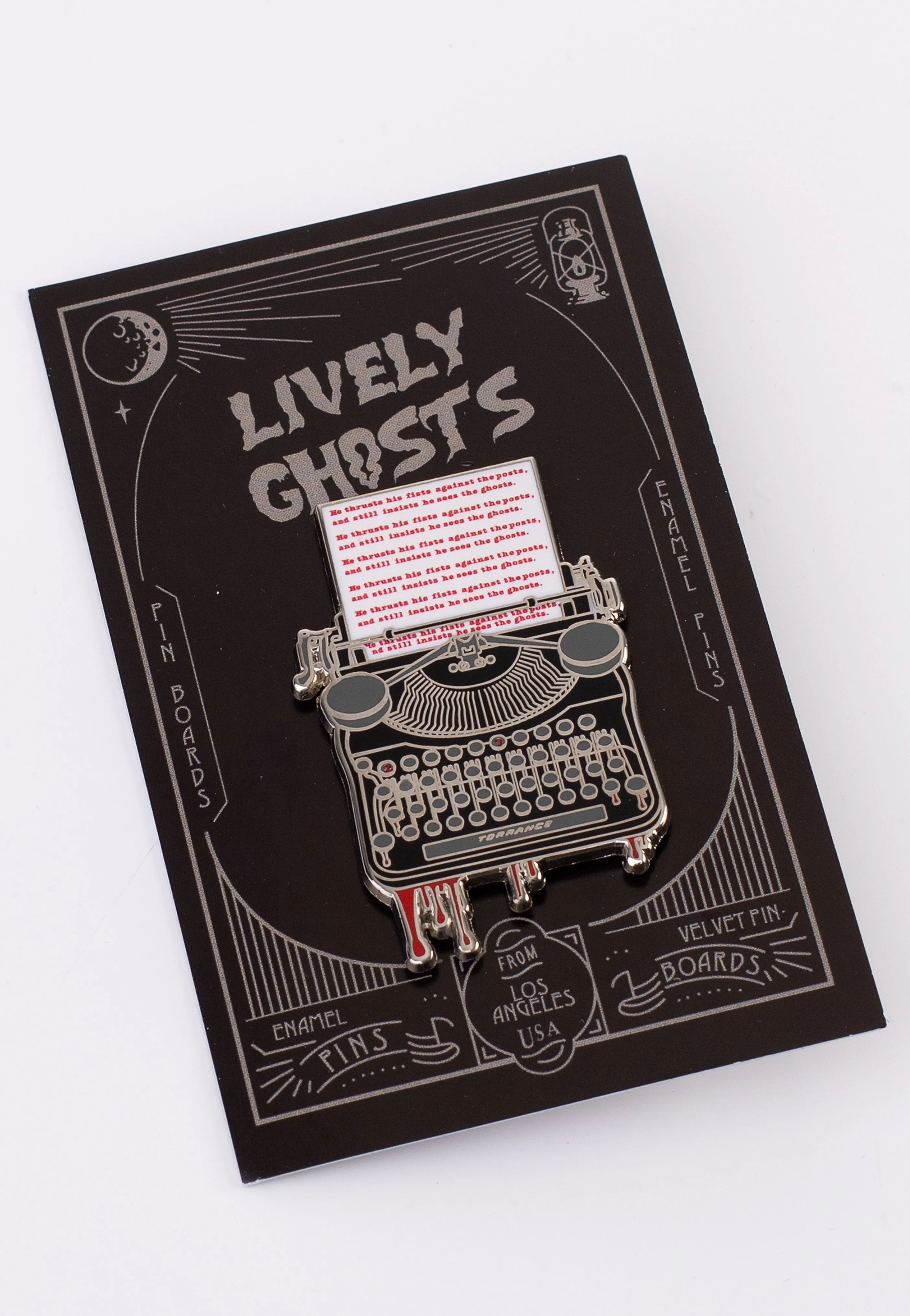 Lively Ghosts - Stephen King Lovers Black - Pin