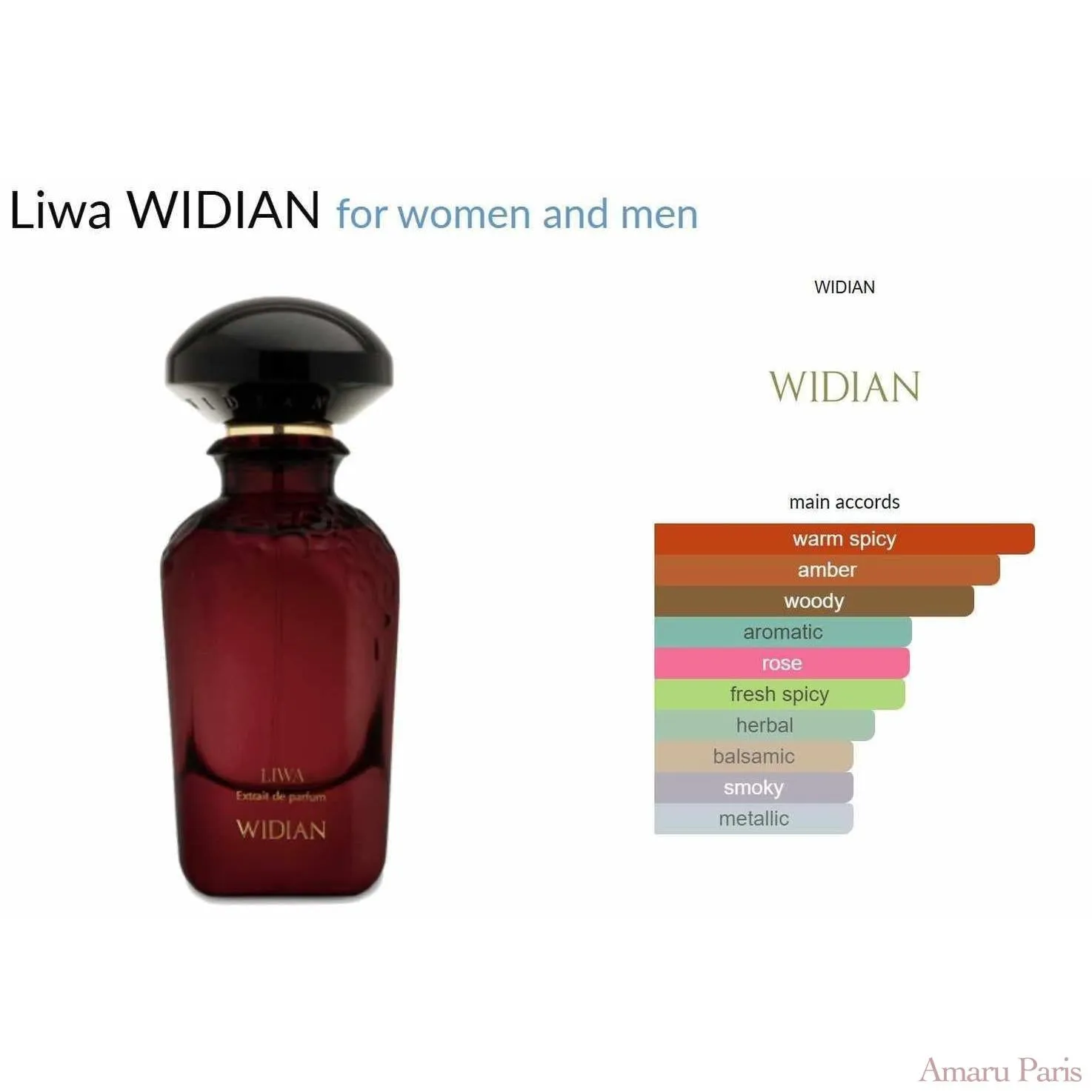 Liwa WIDIAN for women and men Decant Samples
