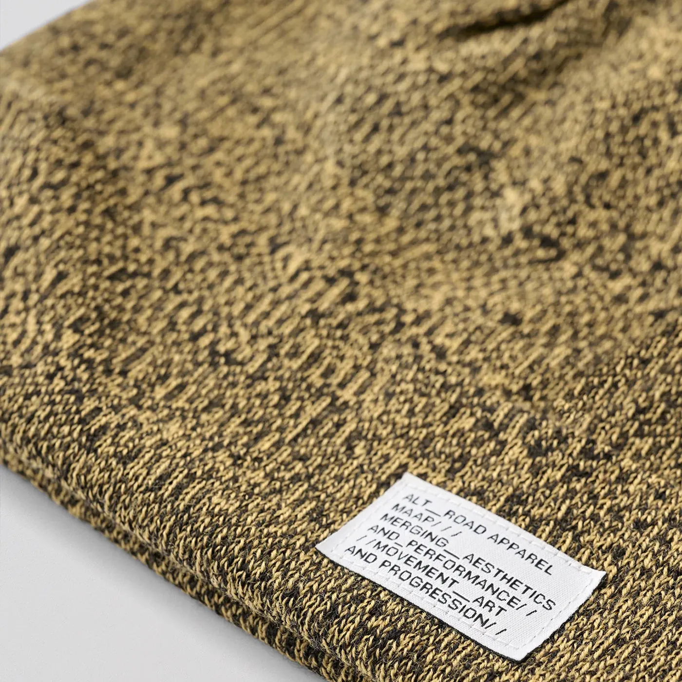 Maap Alt_Road Merino cap - Yellow