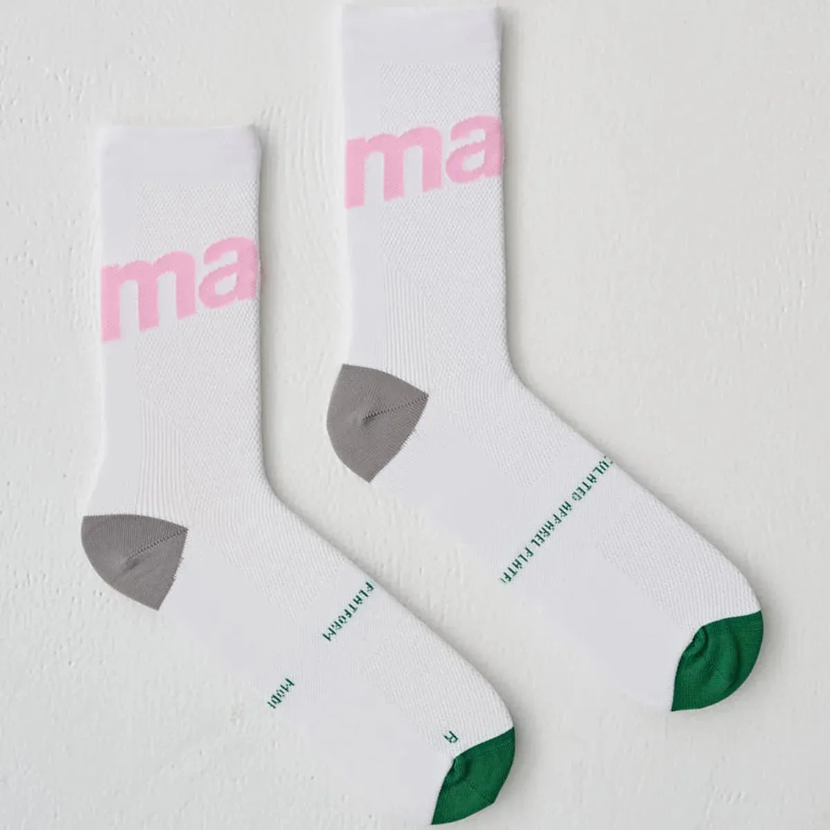 Maap Training Socks - White Pink
