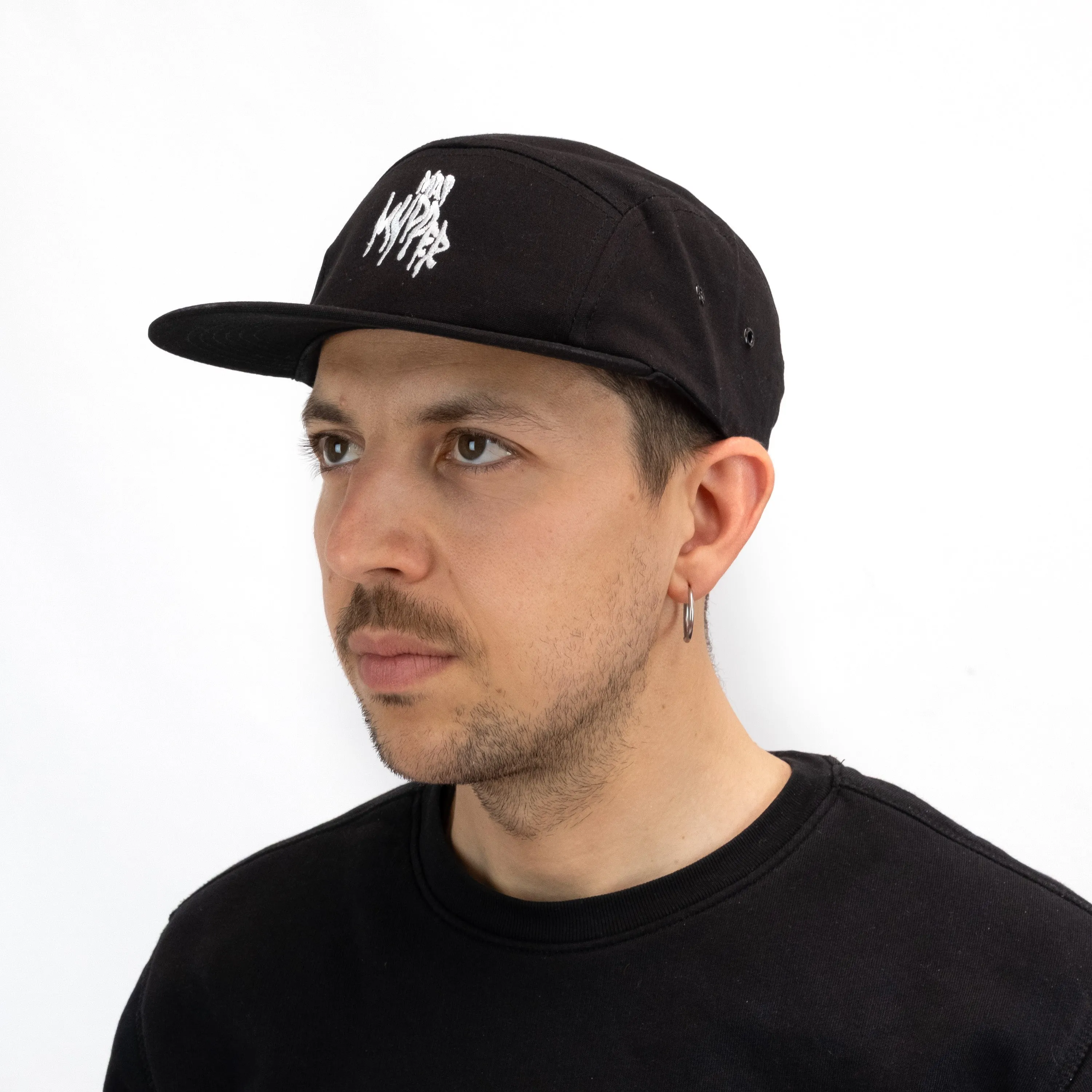 Mad Mudder 5 Panel Cap - Black