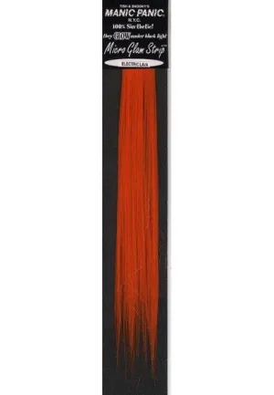 Manic Panic - Micro Synthetic Glam Strips 8'' Electric Lava - Hair Extensions