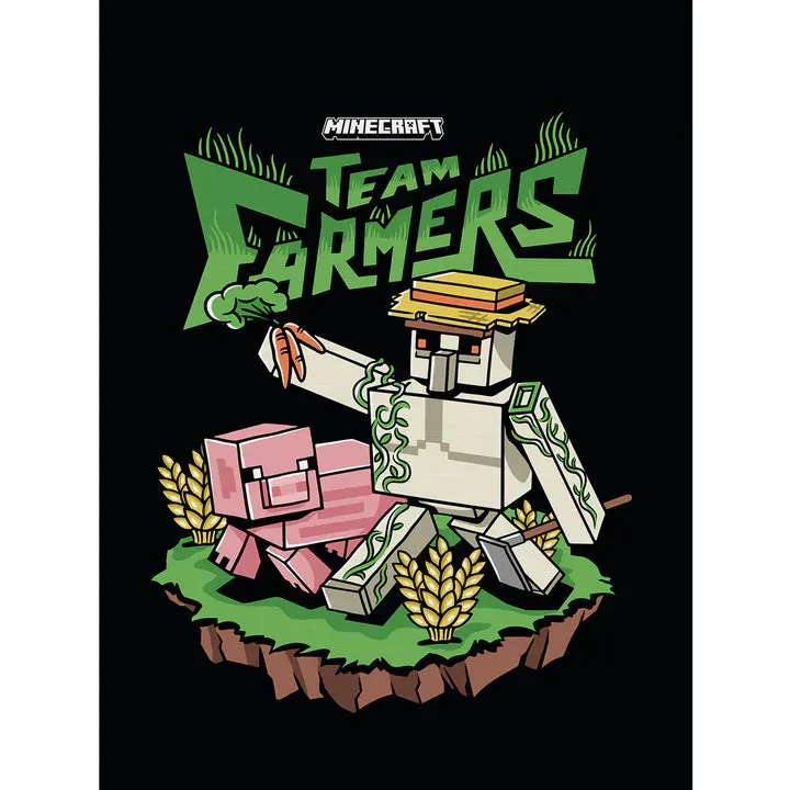 Minecraft (Team Farmers) 60X80 Canvas