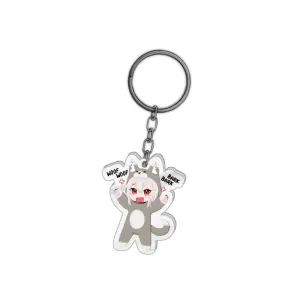 Mizuz Bork Bark Woof! Keychain