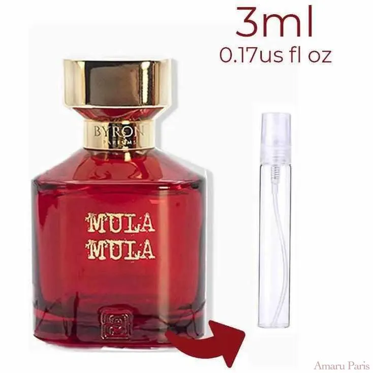 Mula Mula Rouge Extrême Byron Parfums for women and men Decant Fragrance Samples