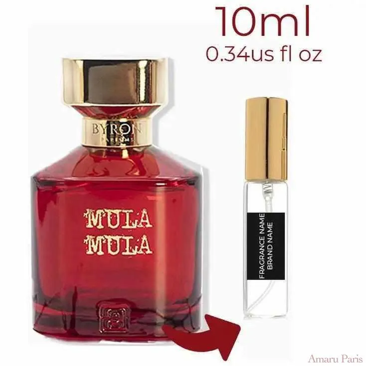 Mula Mula Rouge Extrême Byron Parfums for women and men Decant Fragrance Samples