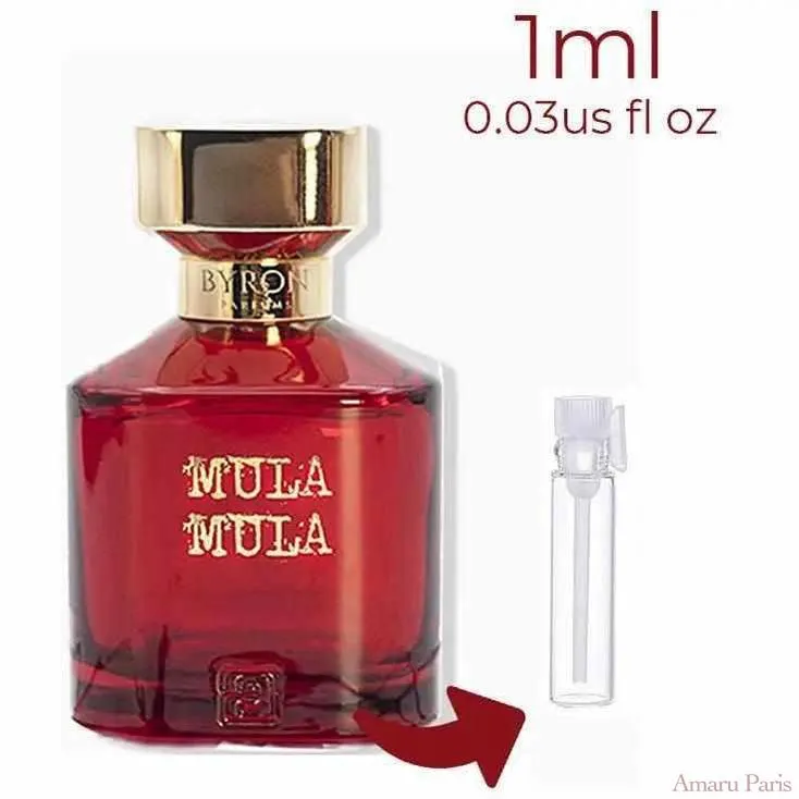 Mula Mula Rouge Extrême Byron Parfums for women and men Decant Fragrance Samples