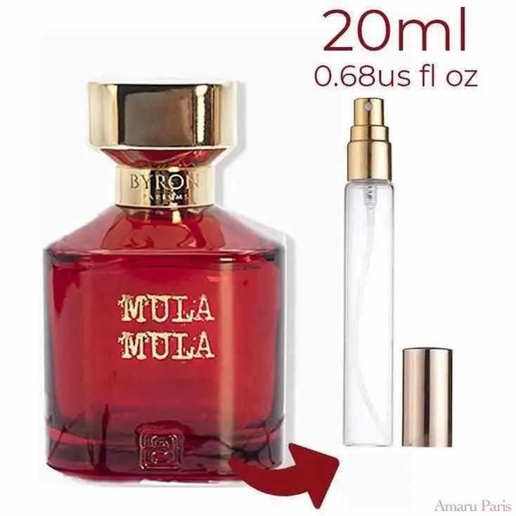 Mula Mula Rouge Extrême Byron Parfums for women and men Decant Fragrance Samples