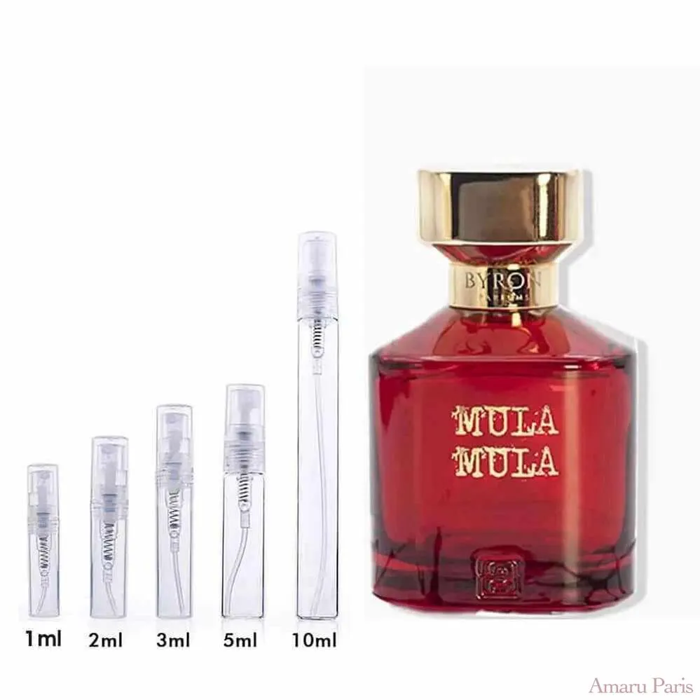 Mula Mula Rouge Extrême Byron Parfums for women and men Decant Fragrance Samples