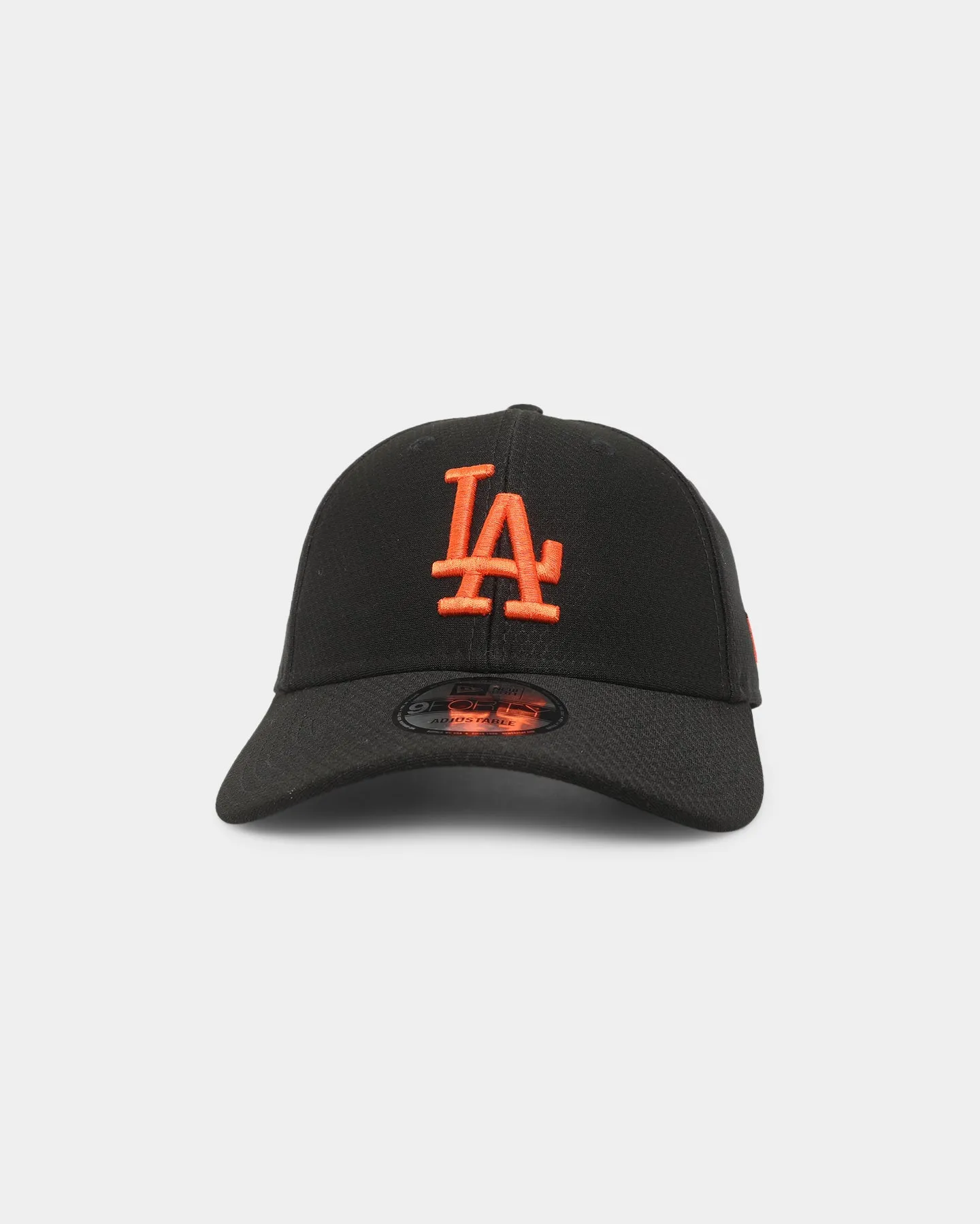New Era Los Angeles Dodgers 'Hex' 9FORTY Strapback Black/Orange