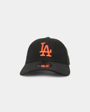 New Era Los Angeles Dodgers 'Hex' 9FORTY Strapback Black/Orange