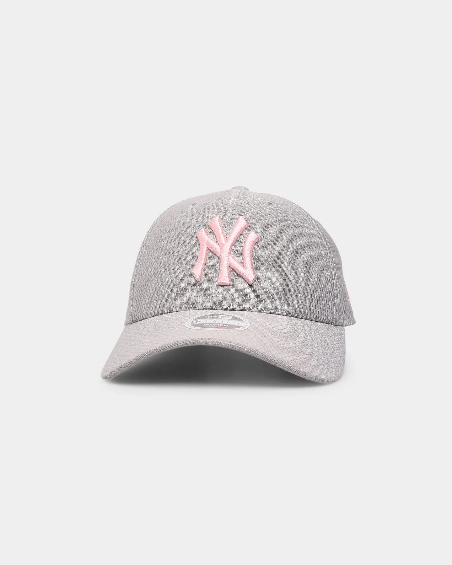 New Era Women's New York Yankees 'Hexagonal Grey Pink' 9FORTY Strapback Grey