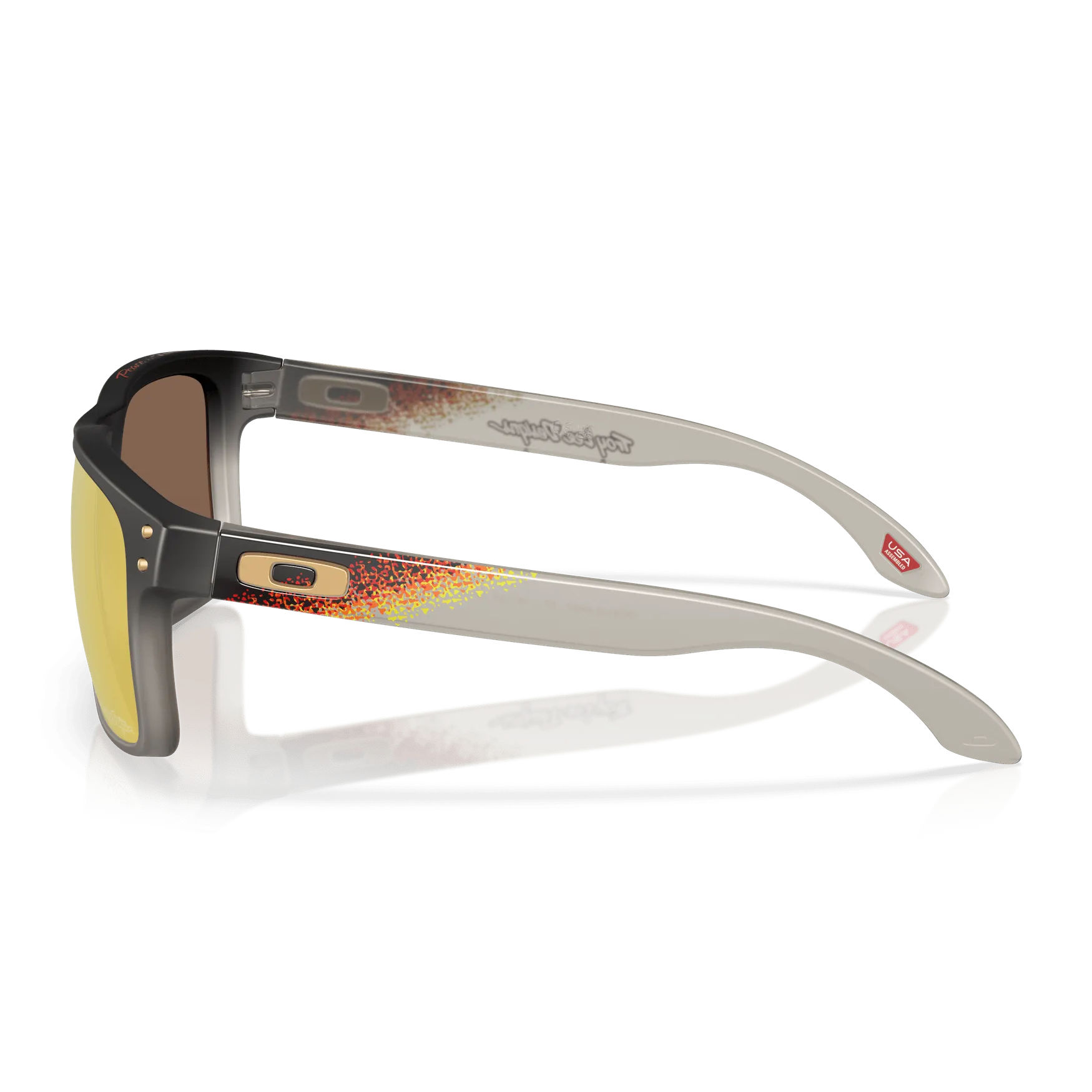 Oakley Holbrook Troy Lee Design sunglasses - Black Fade 24K Polarized