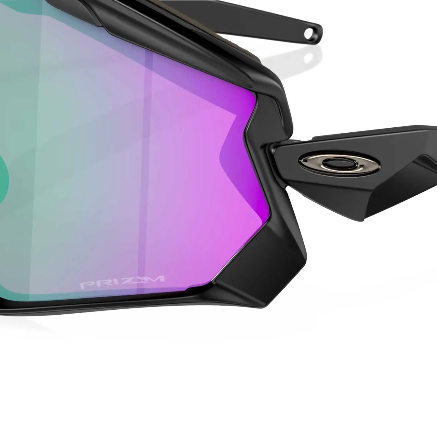 Oakley Wind Jacket 2.0 sunglasses - Matte black prizm road jade
