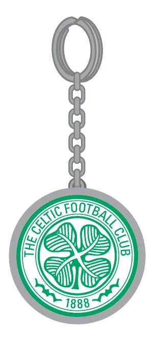 Official Celtic Crest Metal Keyring