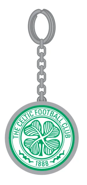 Official Celtic Crest Metal Keyring