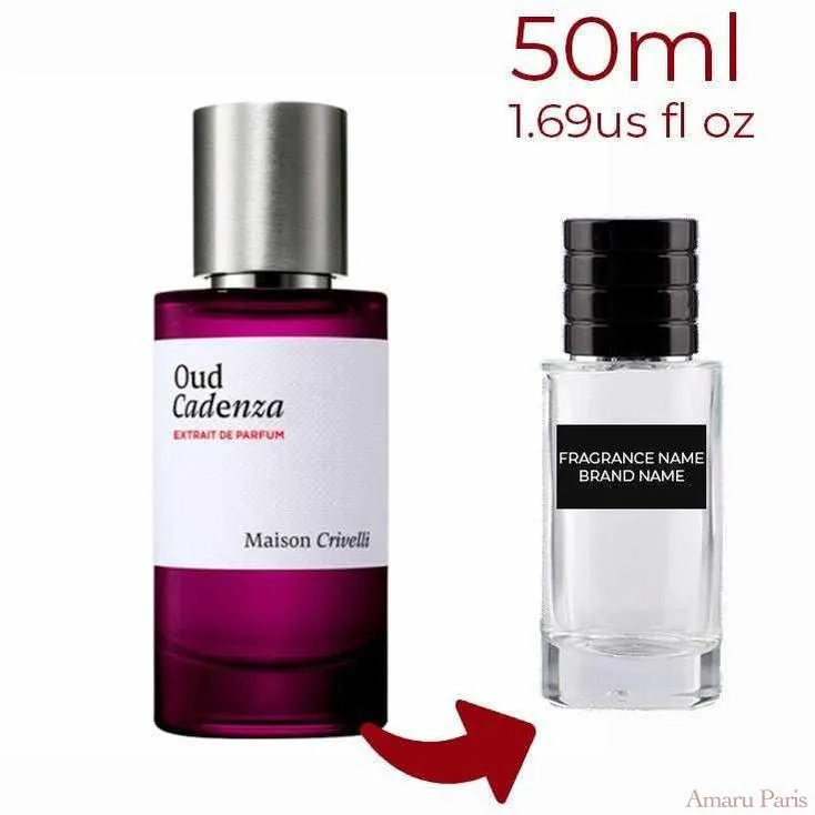 Oud Cadenza Maison Crivelli for women and men Decant Samples