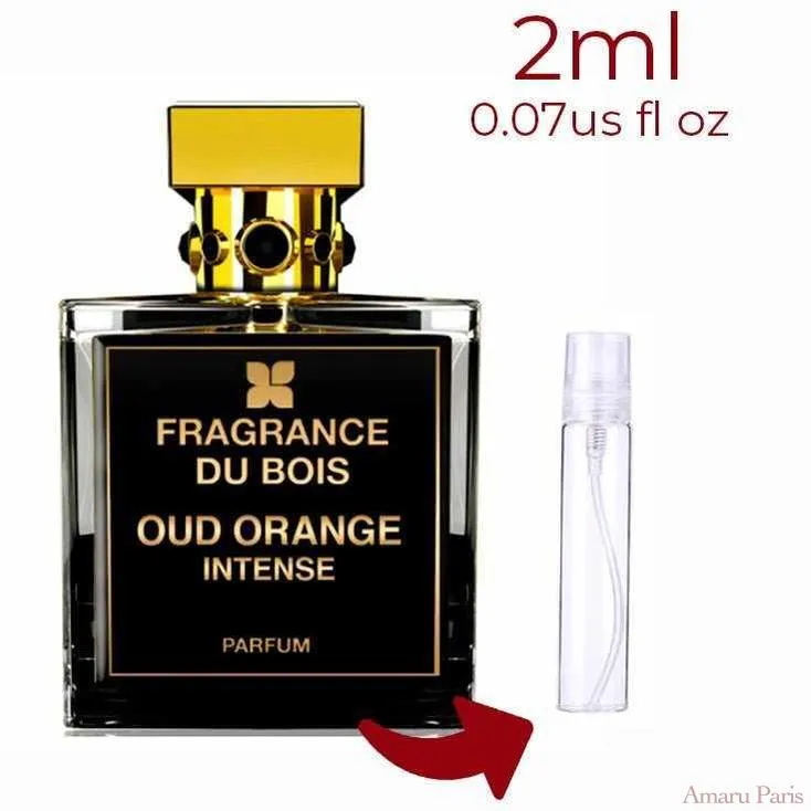 Oud Orange Intense Fragrance Du Bois for women and men Decant Samples