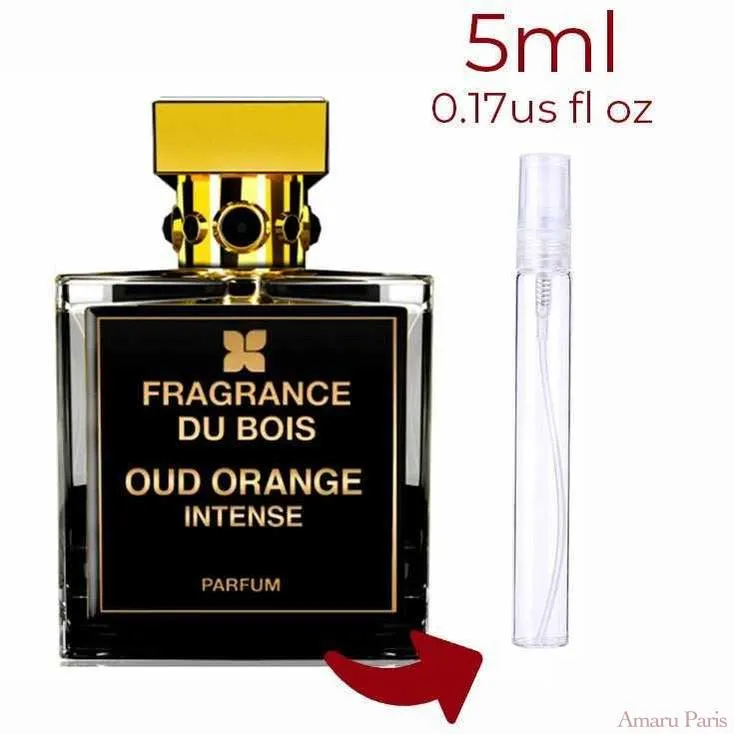 Oud Orange Intense Fragrance Du Bois for women and men Decant Samples