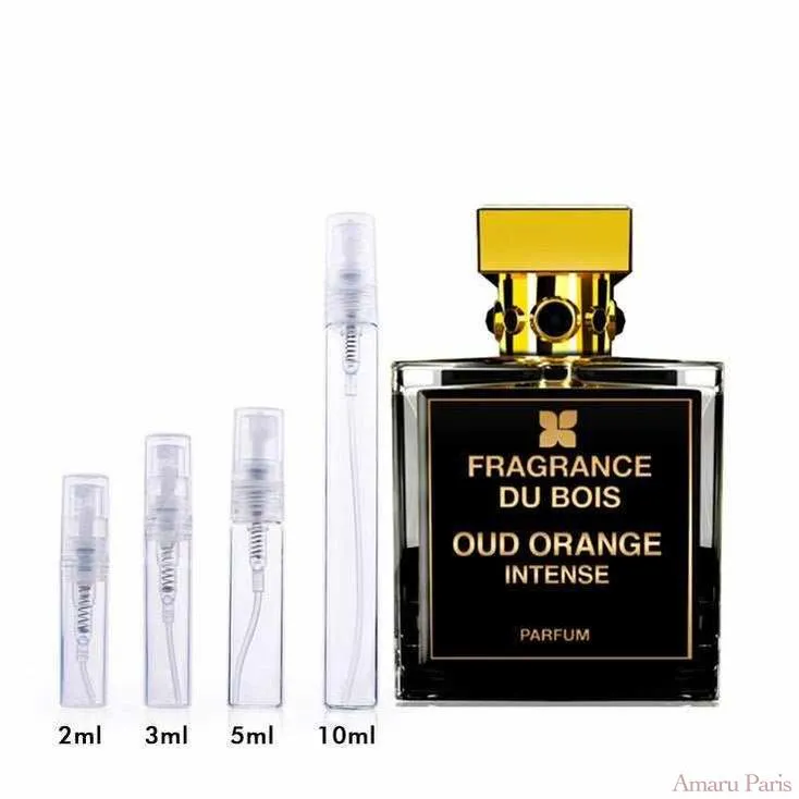 Oud Orange Intense Fragrance Du Bois for women and men Decant Samples