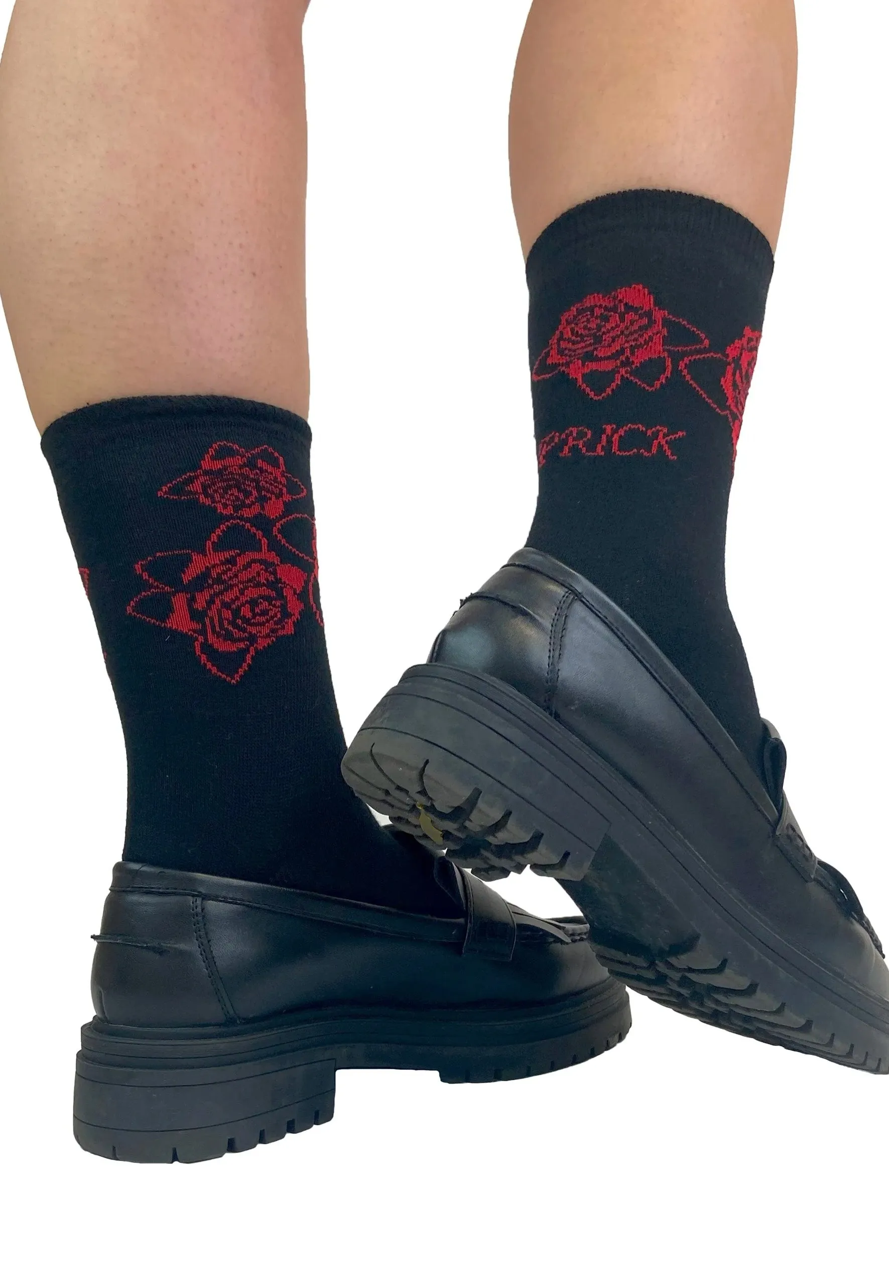 Pamela Mann - Prick Of The Rose Ankle Black - Socks