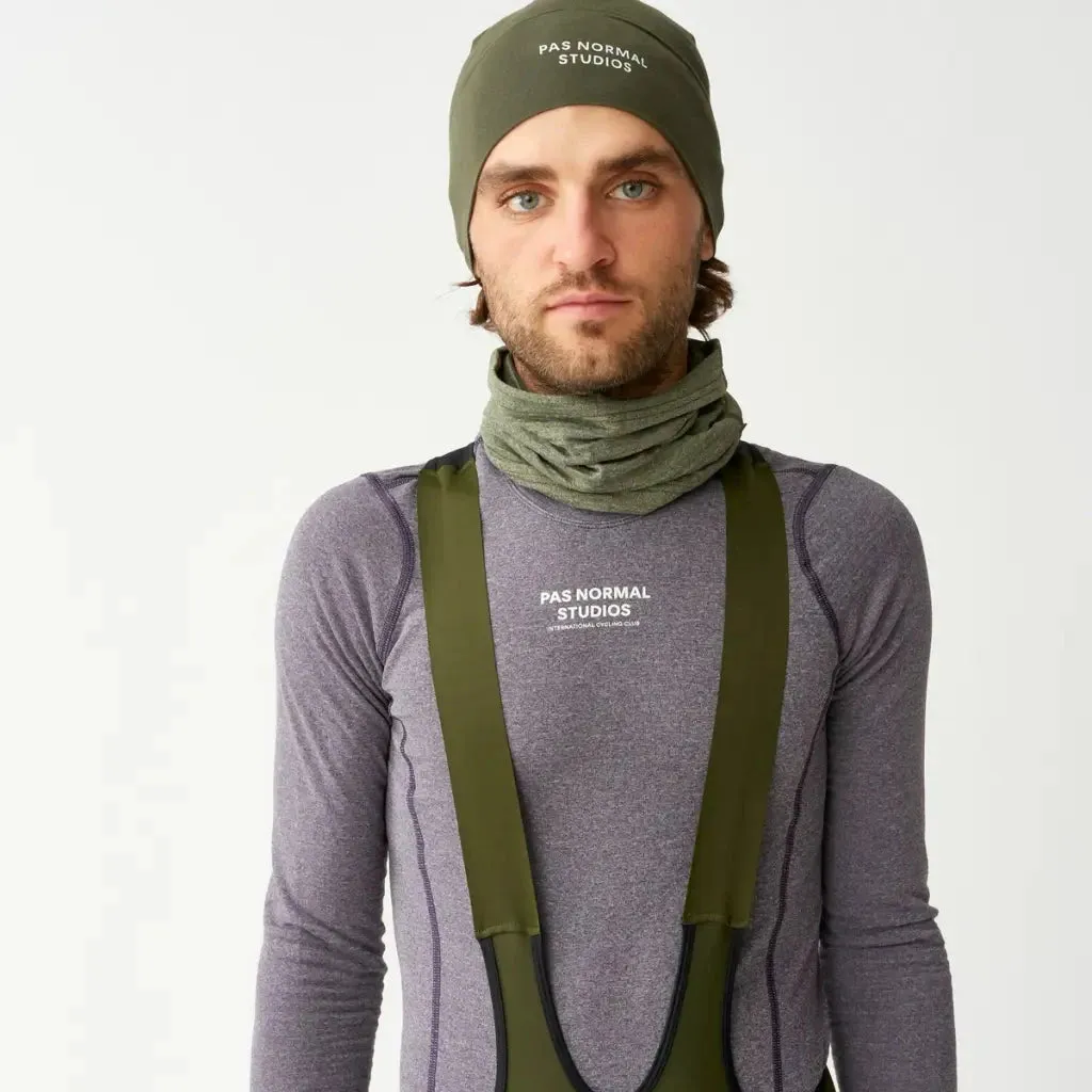 Pas Normal Studios Logo Cycling Thermal underhelmet - Green