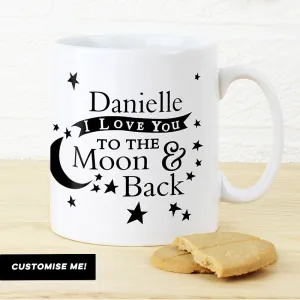 Personalised To the Moon and Back... Mug (MRK-iD)