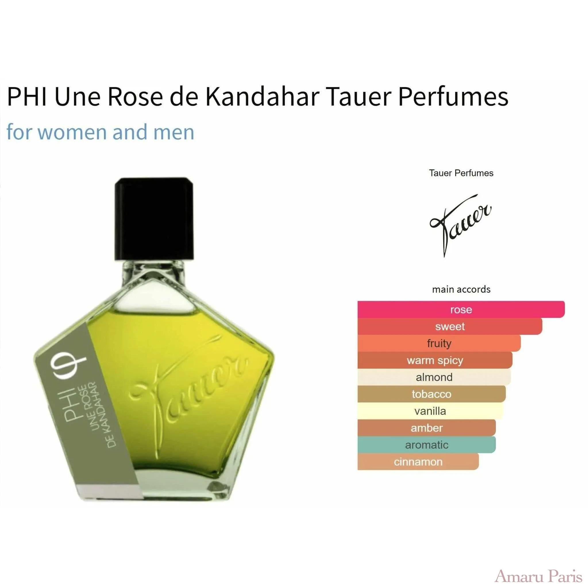 PHI Une Rose de Kandahar Tauer Perfumes for women and men