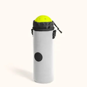 Posh Pickler Drawstring Pouch  - Platinum/Black