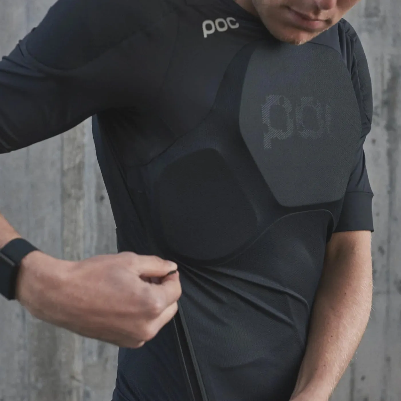 PPoc Oseus VPD Tee back protection - Black
