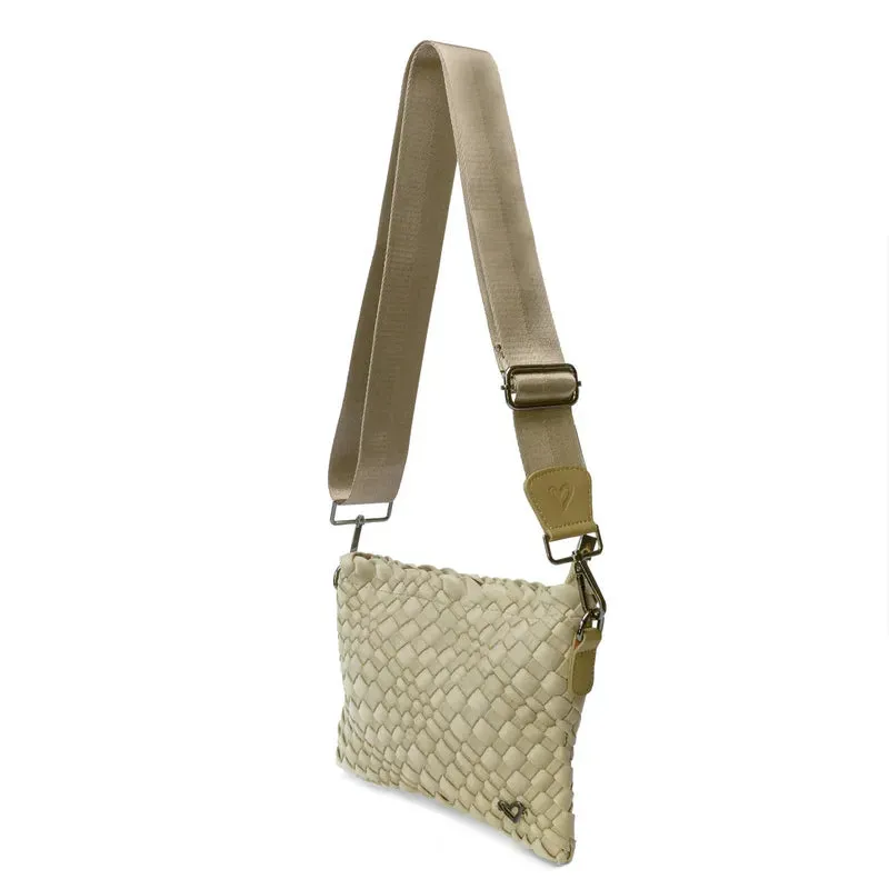 preneLOVE Charlotte Woven Crossbody - Khaki