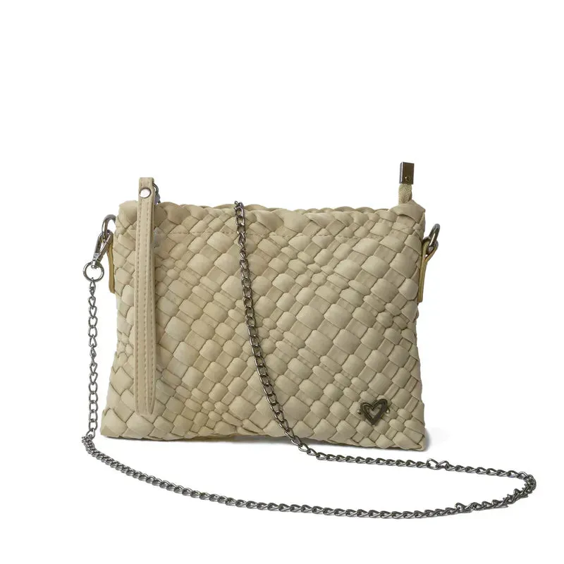 preneLOVE Charlotte Woven Crossbody - Khaki