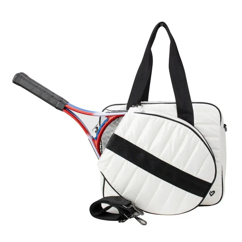 preneLOVE Tennis Bag - White/Black