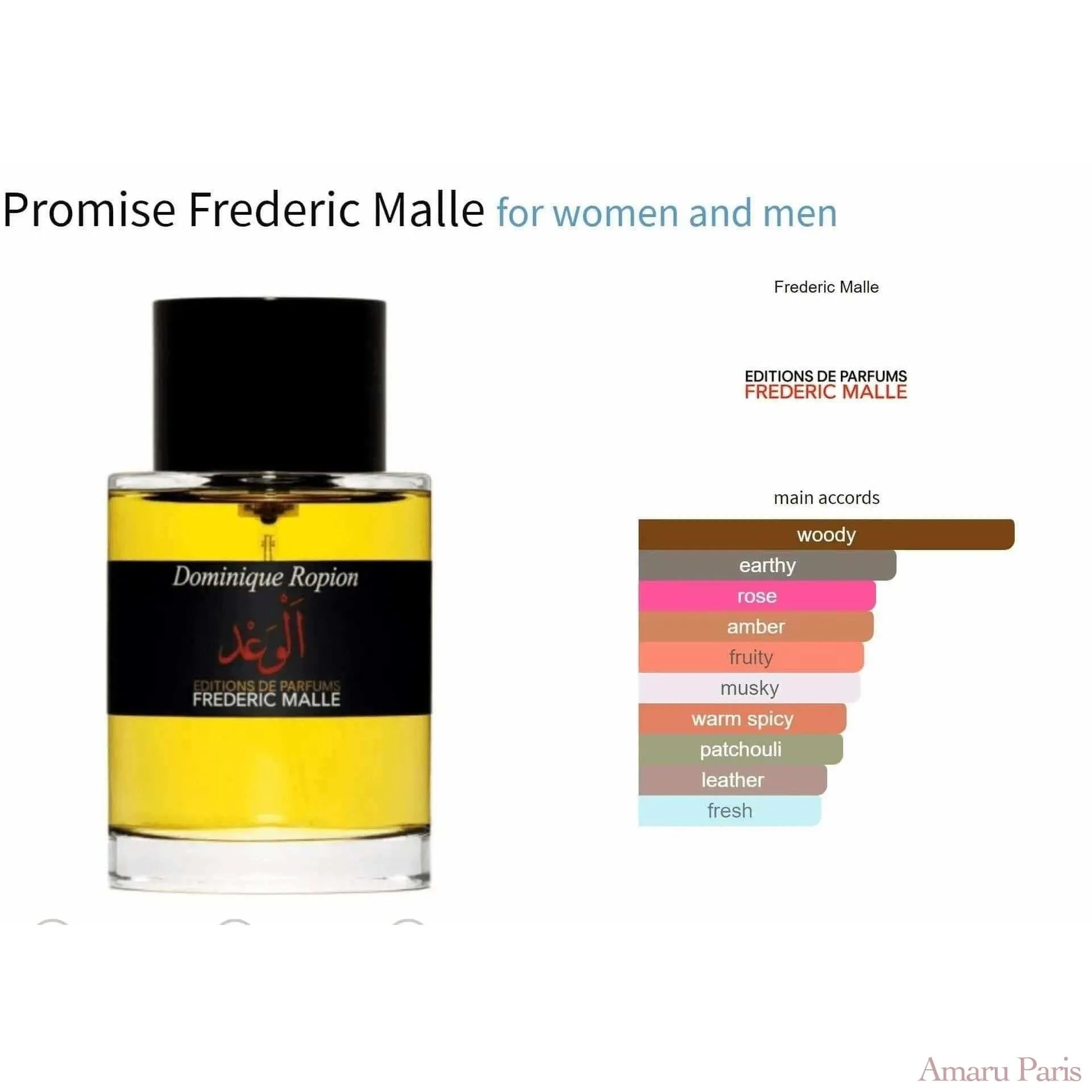 Promise Frederic Malle for women and men Decant Fragrance Samples