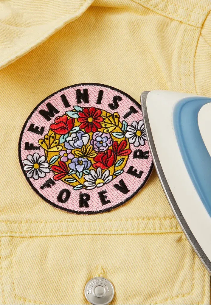 Punky Pins - Feminist Forever Iron On - Patch