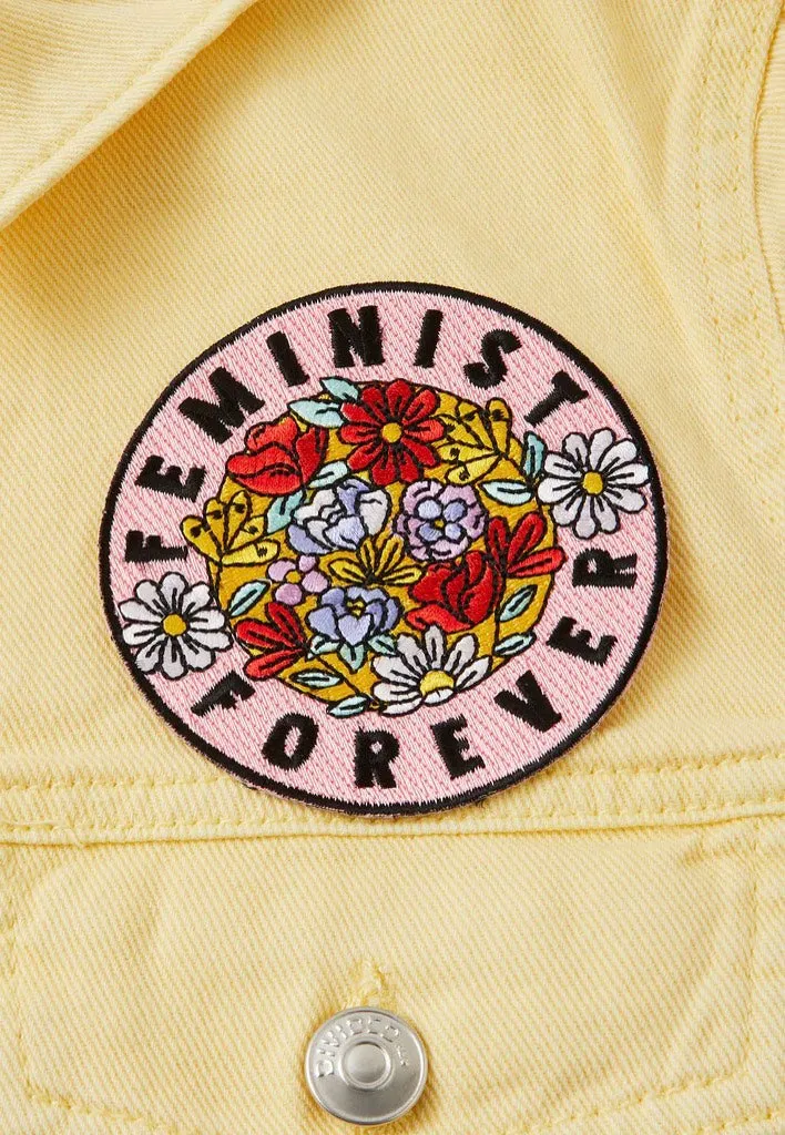 Punky Pins - Feminist Forever Iron On - Patch