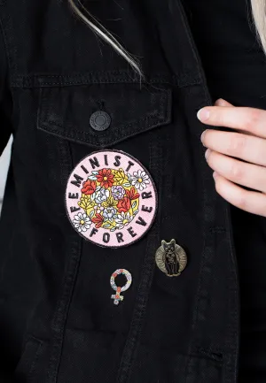 Punky Pins - Feminist Forever Iron On - Patch