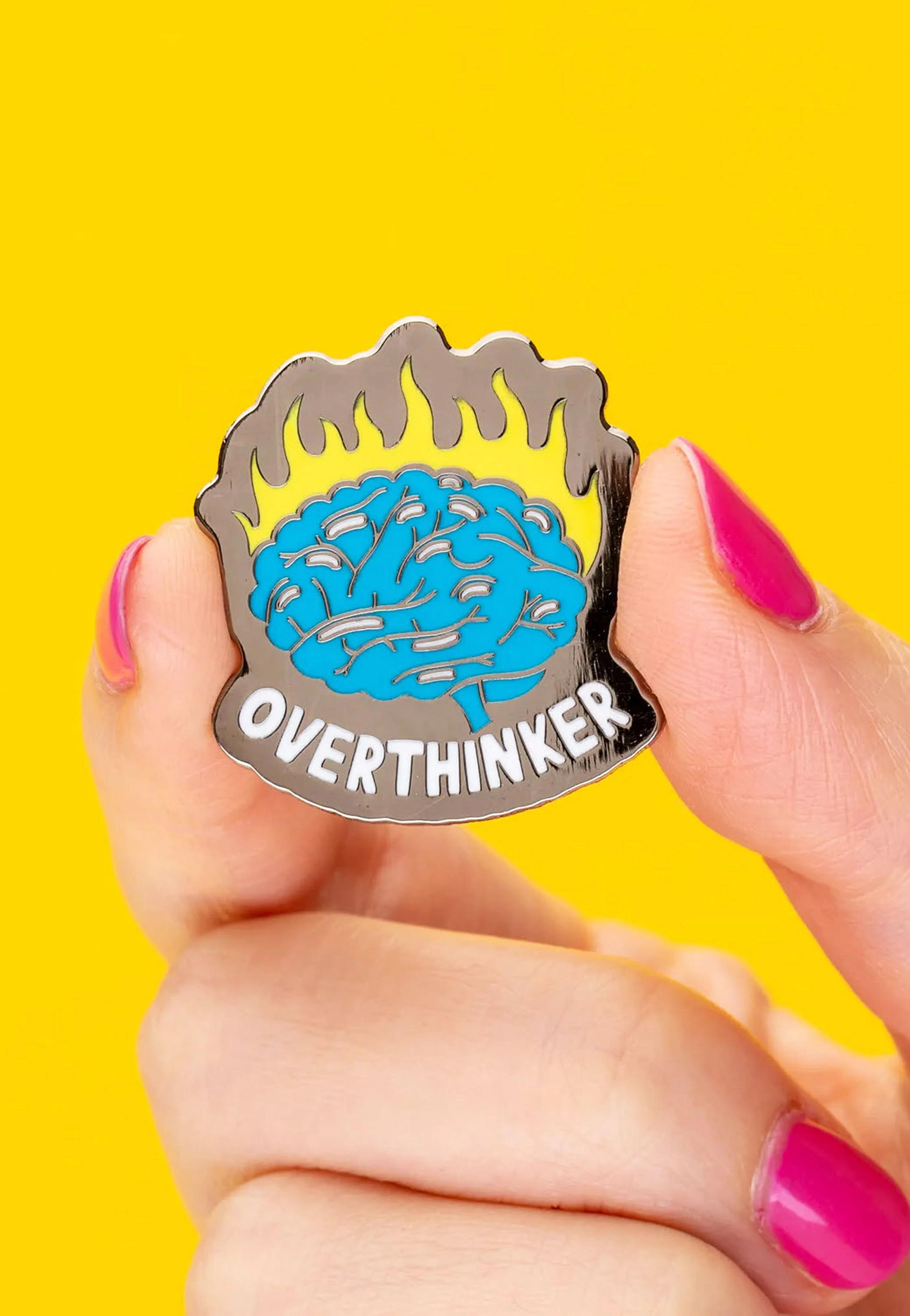 Punky Pins - Overthinker Enamel - Pin