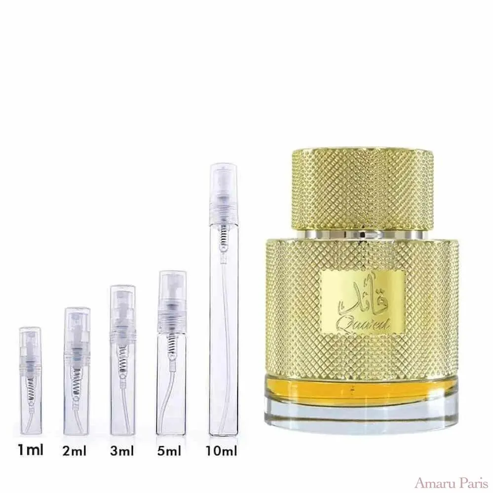Qaa'ed Lattafa Perfumes for women and men Decant Fragrance Samples